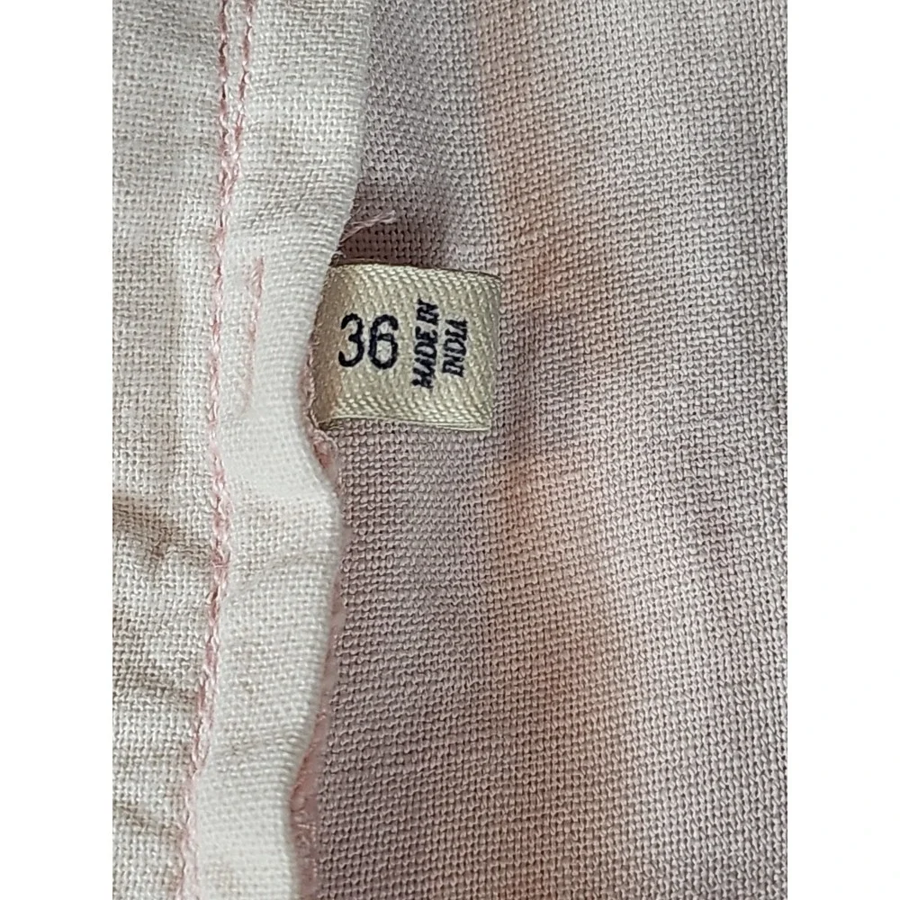 Faherty Shorts Mens 36 Pink Linen Malibu Beach Stretch Breathable Outdoors‎